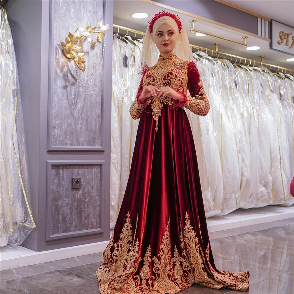 Helen Hijab Engagement Dress Models
