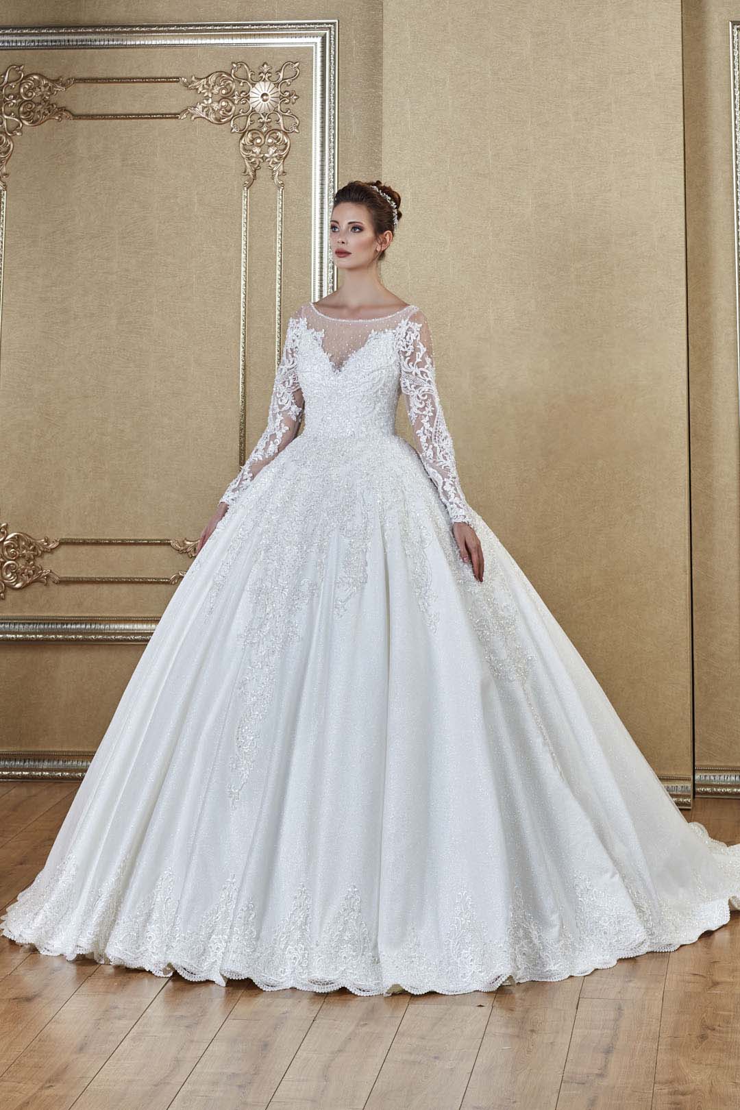 Wholesale A-Line Wedding Dress Model 4