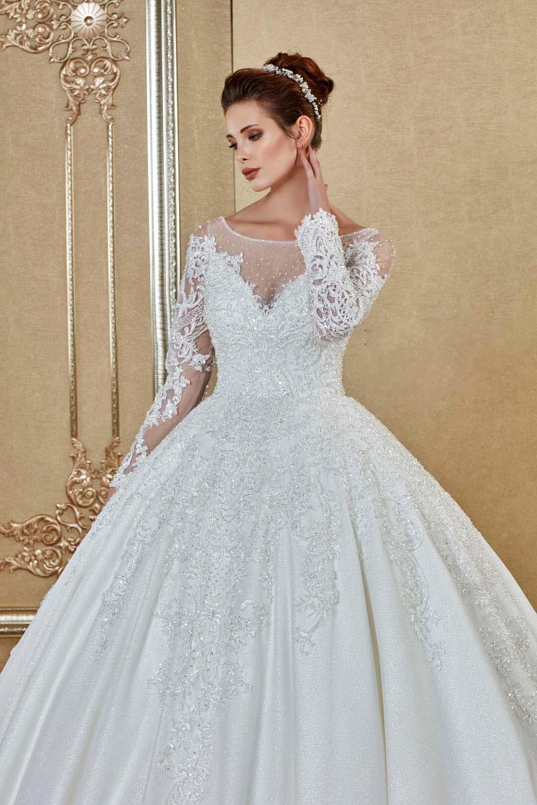Wholesale A-Line Wedding Dress Model 5